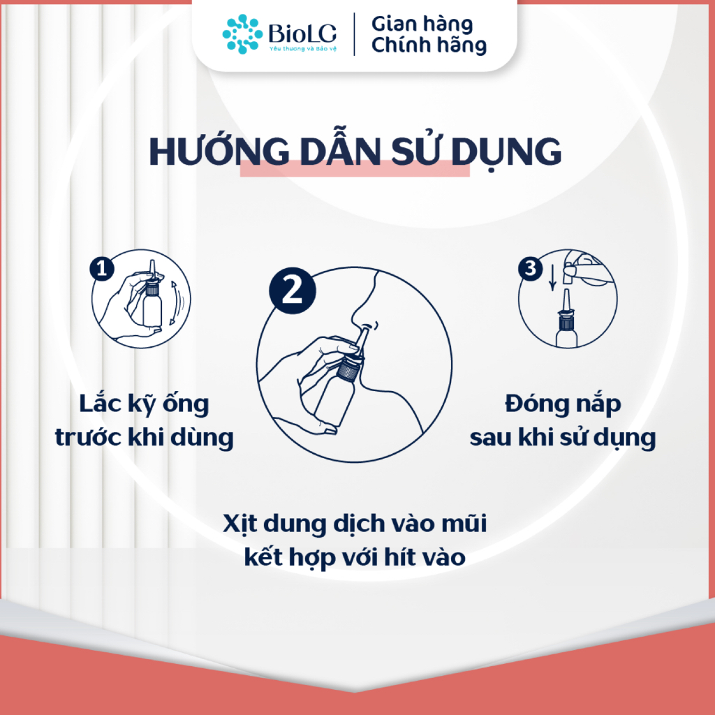 [ƯU ĐÃI QUÀ KHỦNG] Xịt Vi Sinh BioLG Nasal Bổ Sung 60Tỷ Lợi Khuẩn Hỗ Trợ Làm Giảm Triệu Chứng Hô Hấp