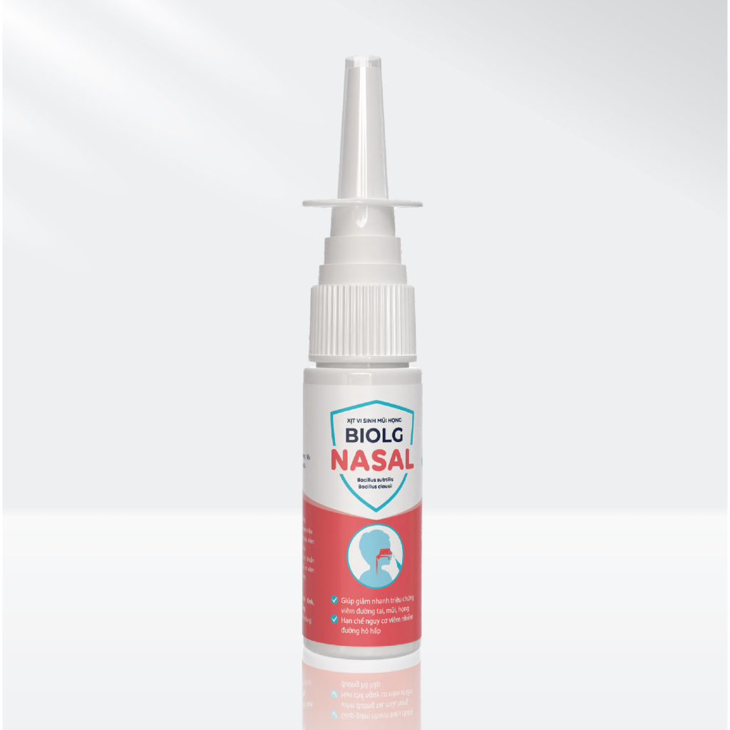 [ƯU ĐÃI QUÀ KHỦNG] Xịt Vi Sinh BioLG Nasal Bổ Sung 60Tỷ Lợi Khuẩn Hỗ Trợ Làm Giảm Triệu Chứng Hô Hấp