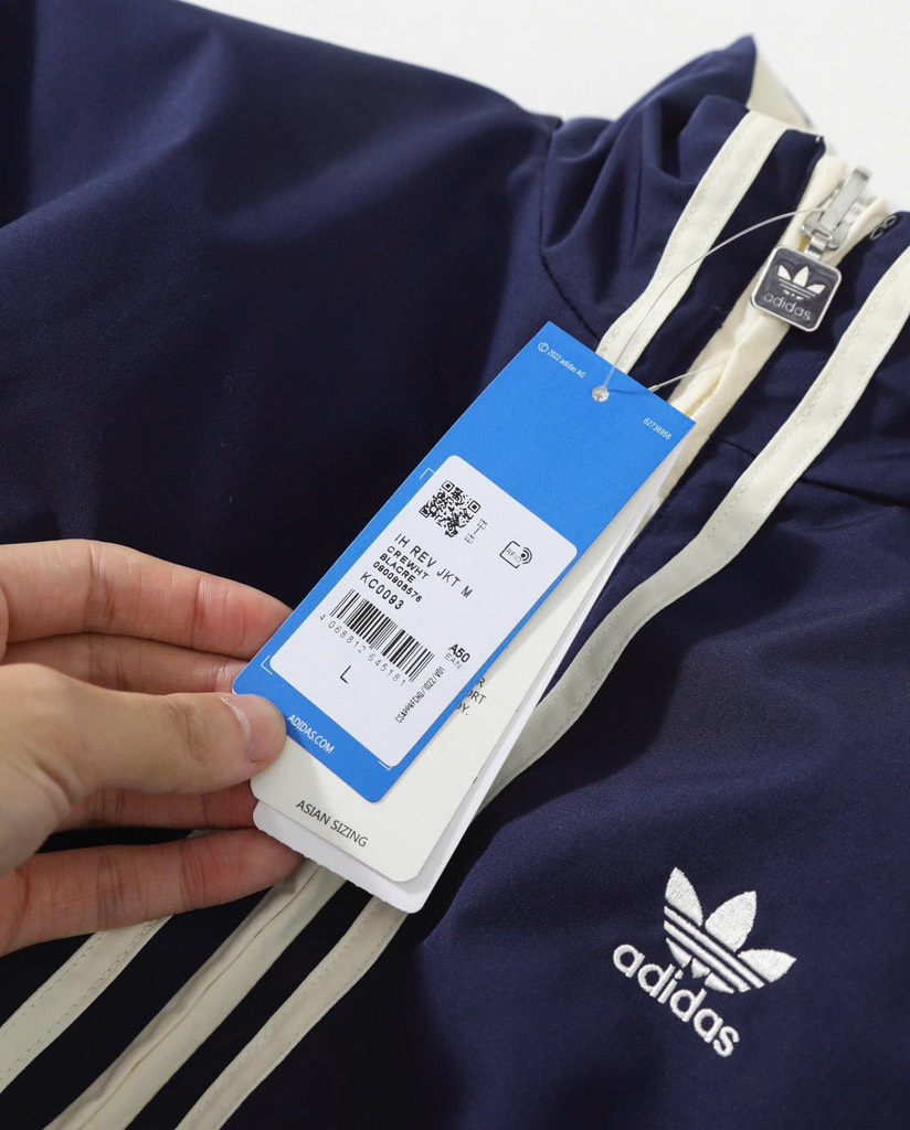 Bomber adidas 2 mặt