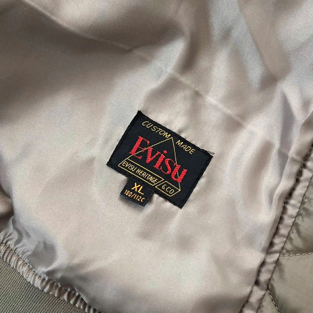Bomber trần bông Evisu