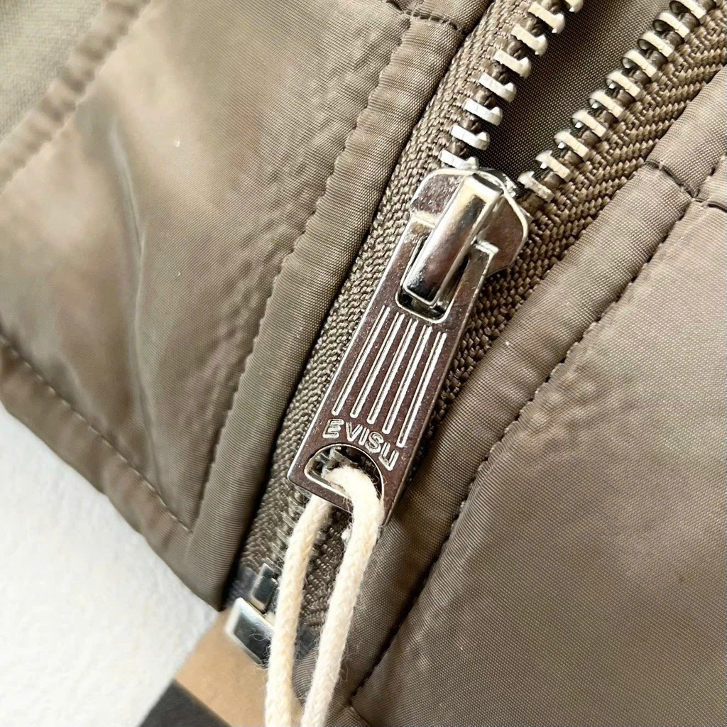 Bomber trần bông Evisu