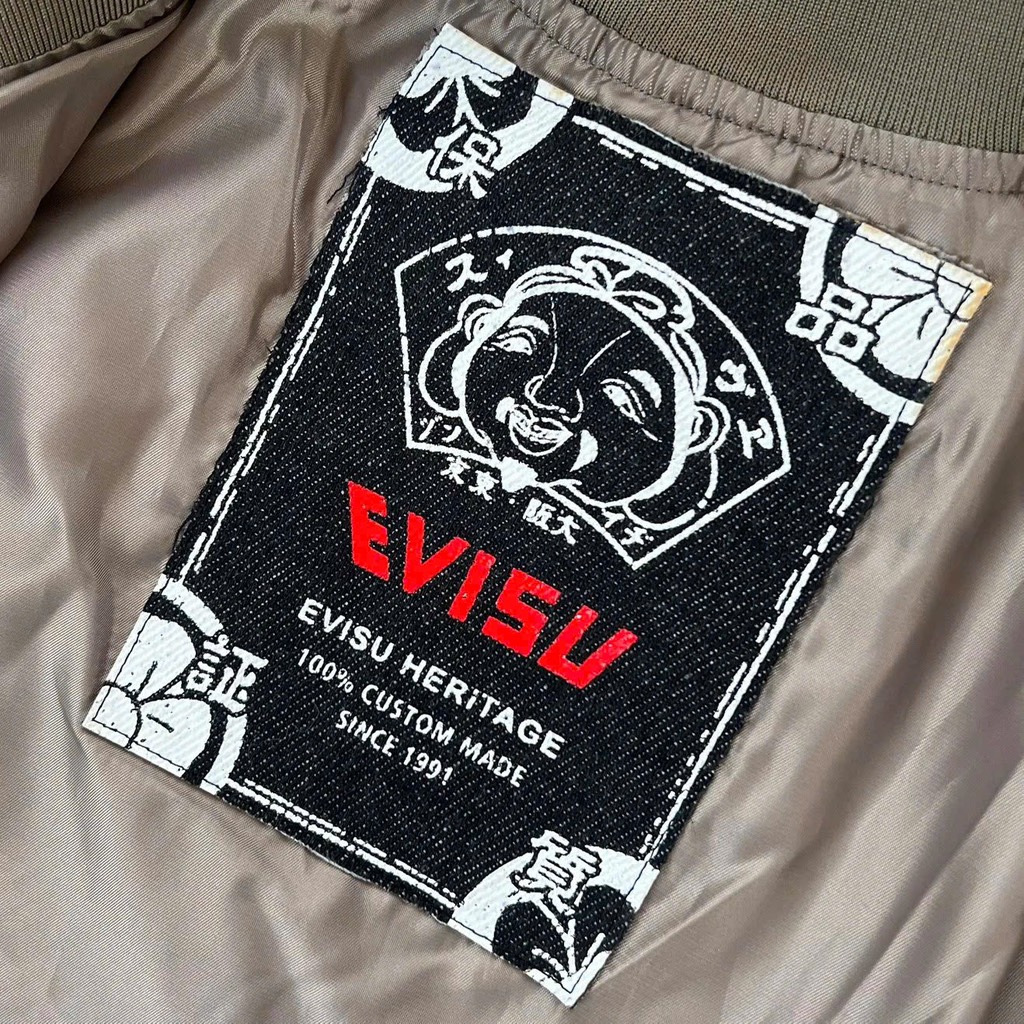 Bomber trần bông Evisu