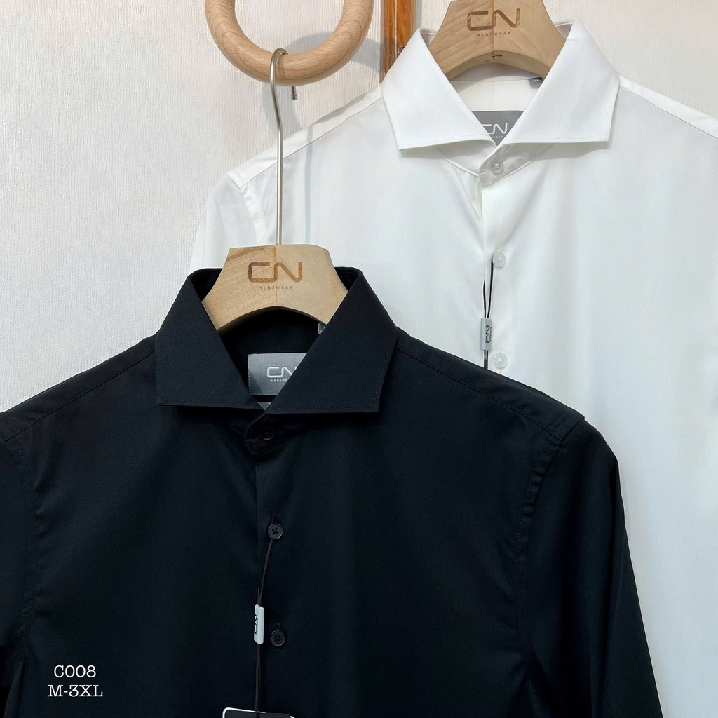 Áo sơ mi đen C008