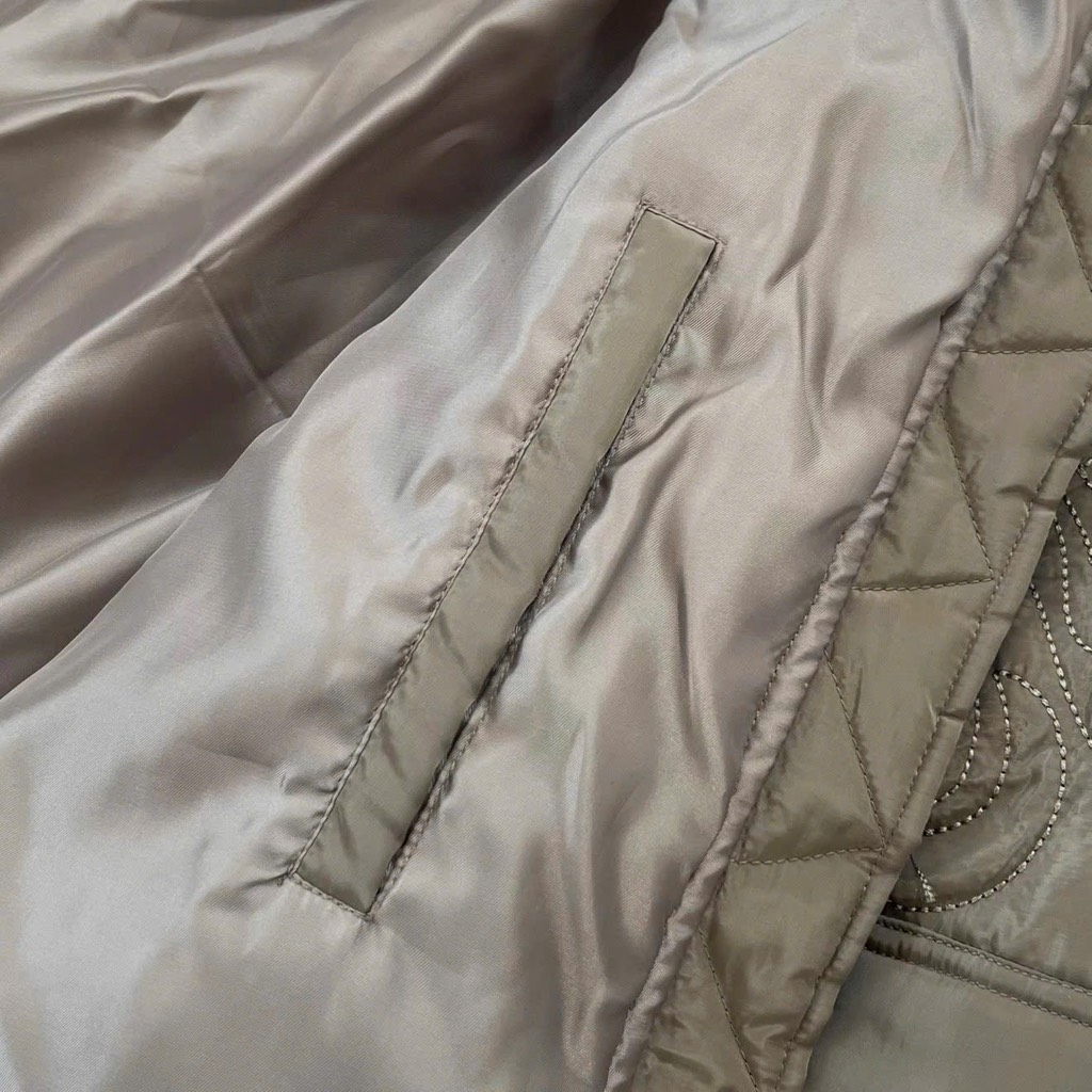 Bomber trần bông Evisu