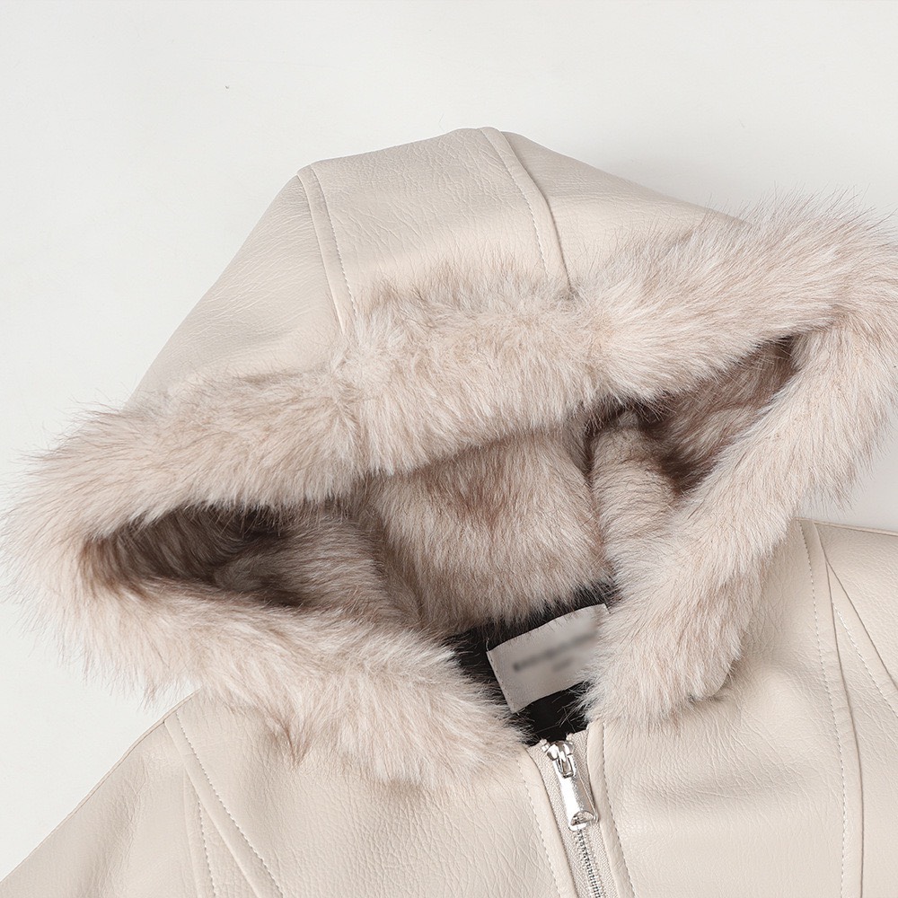 Áo khoác cổ lông Easybuilding 6656