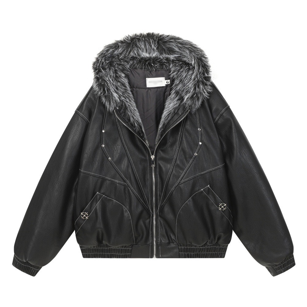 Áo khoác cổ lông Easybuilding 6656