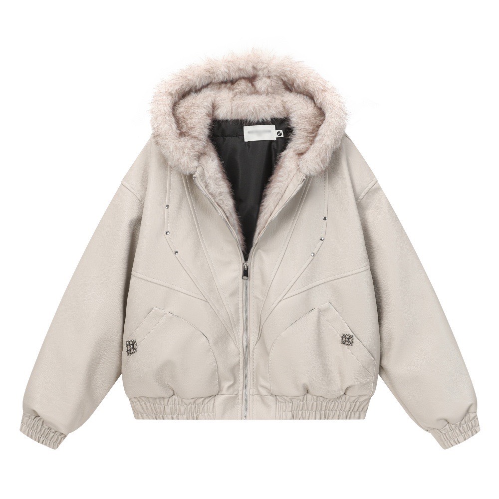 Áo khoác cổ lông Easybuilding 6656