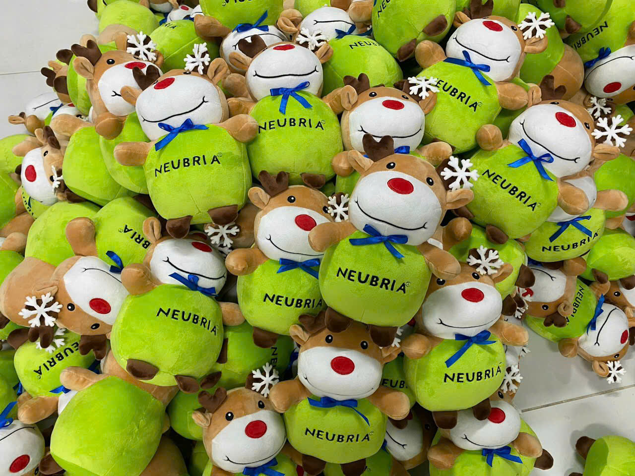 Gấu bông thêu logo