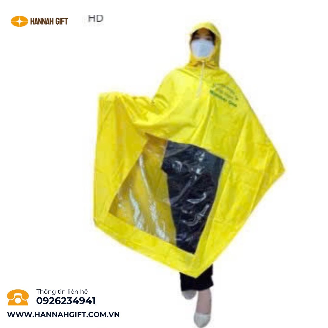Áo mưa in logo công ty – In áo mưa giá rẻ theo yêu cầu