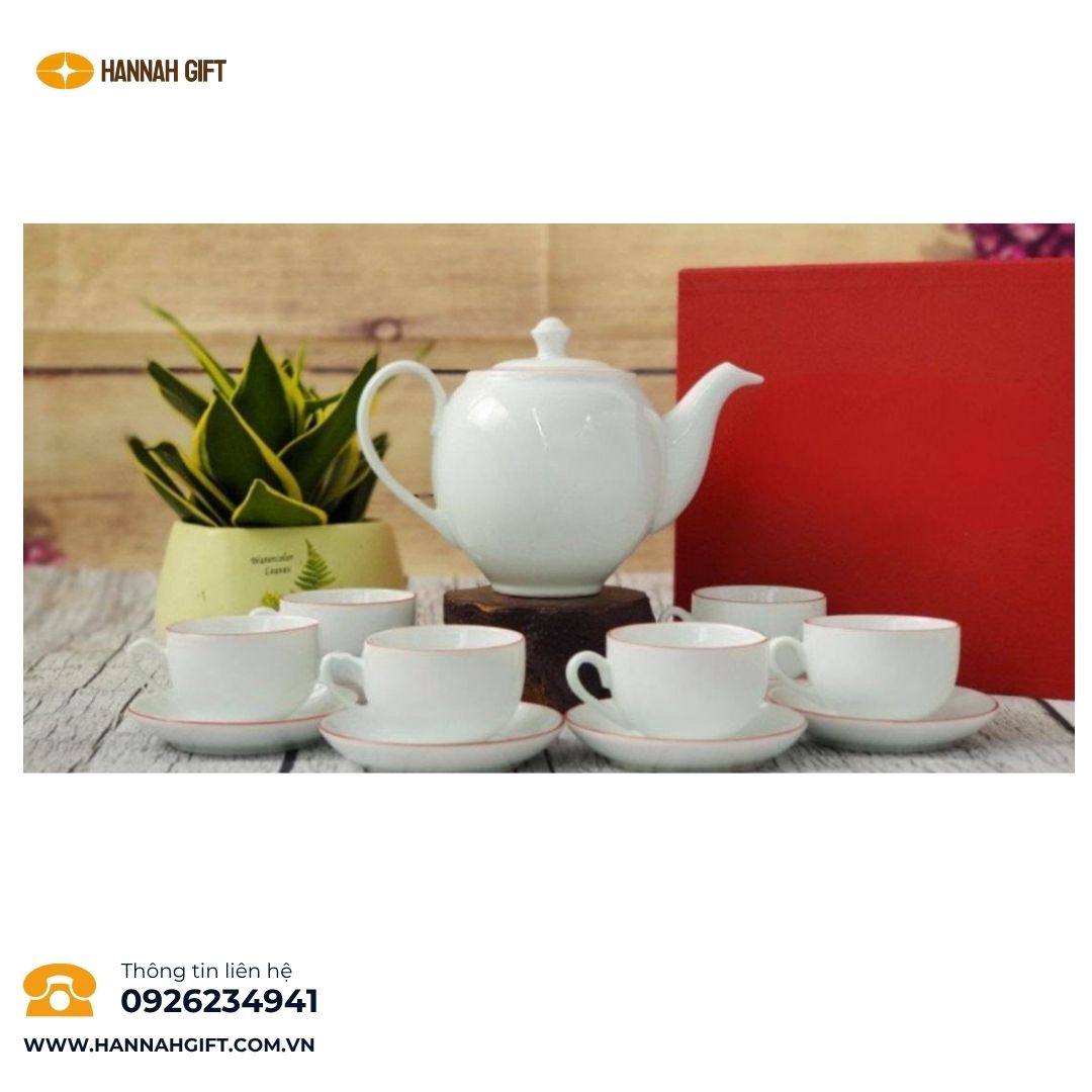 BỘ ẤM CHÉN IN LOGO – QUÀ TẶNG TRUYỀN THỐNG, SANG TRỌNG