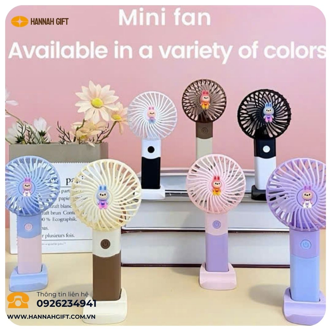 QUẠT TÍCH ĐIỆN IN LOGO – QUÀ TẶNG TIỆN ÍCH CHO MÙA HÈ