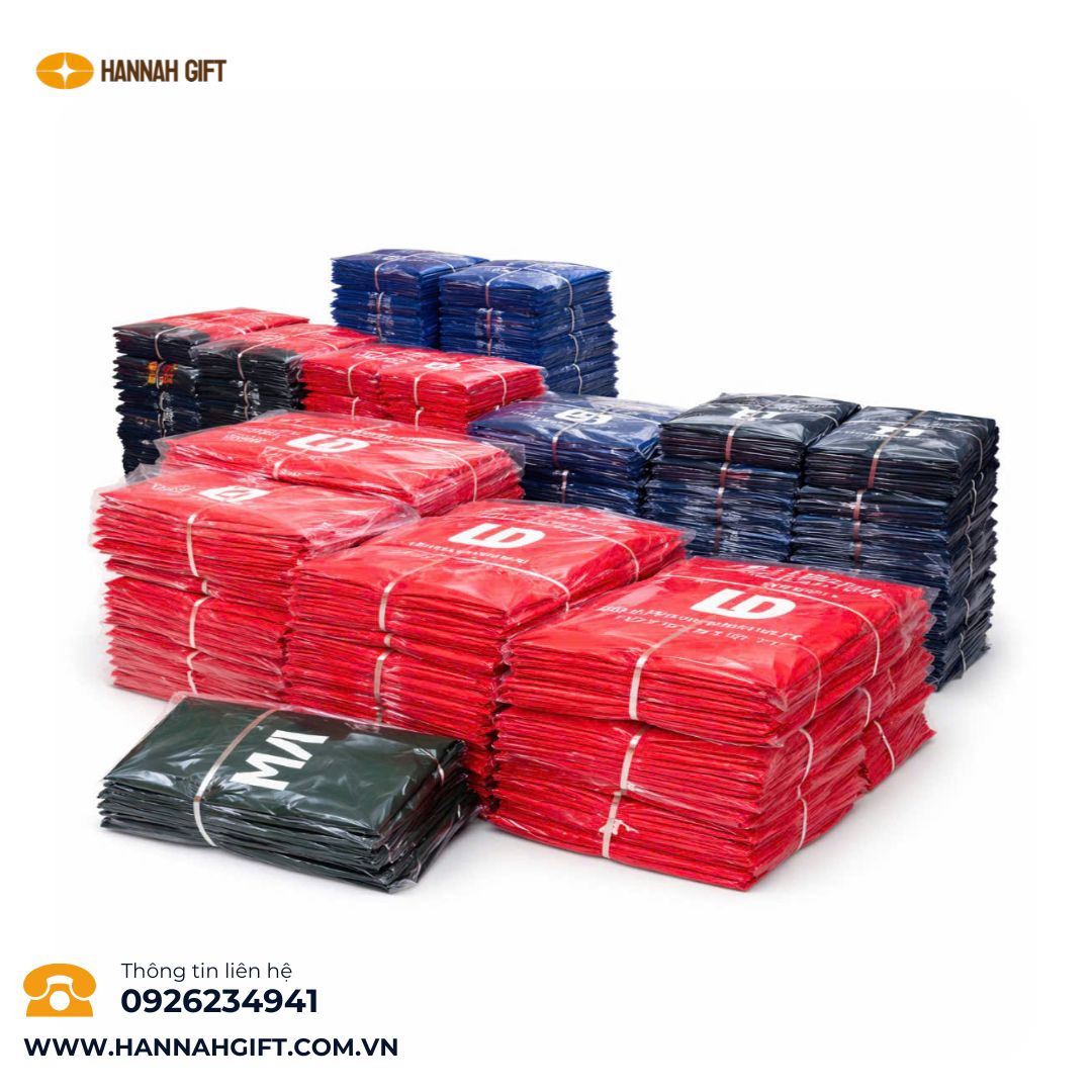 Áo mưa in logo công ty – In áo mưa giá rẻ theo yêu cầu