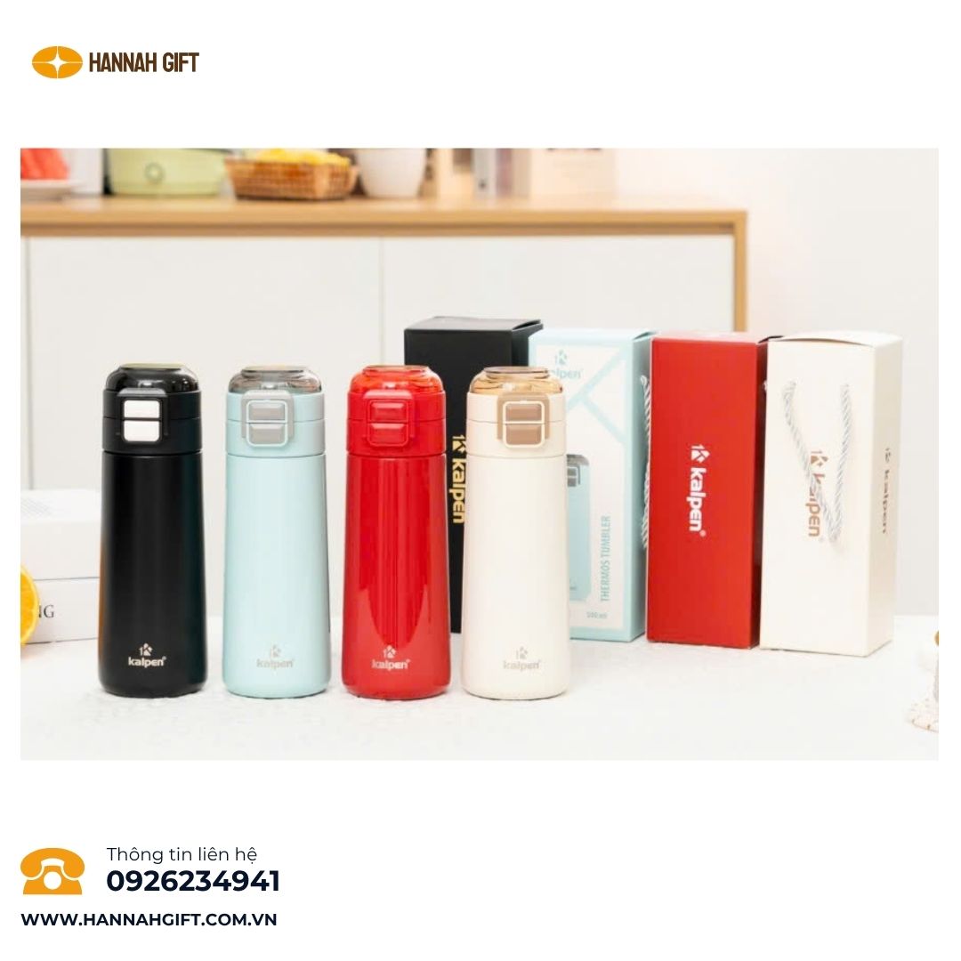 SET BÌNH GIỮ NHIỆT &amp; BÚT KÝ – QUÀ TẶNG TINH TẾ, ĐẲNG CẤP