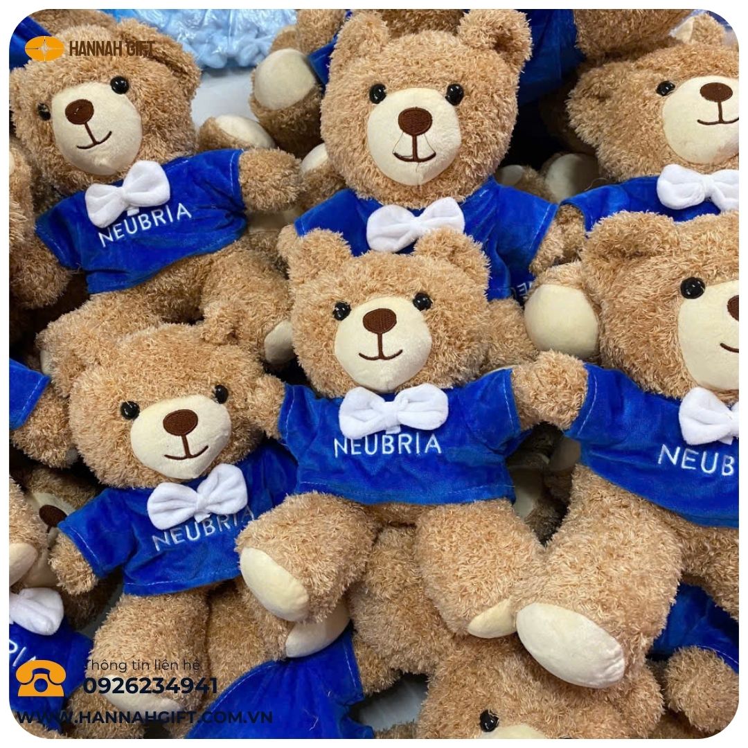 QUÀ TẶNG GẤU BÔNG DOANH NGHIỆP – MÓN QUÀ GẮN KẾT CẢM XÚC