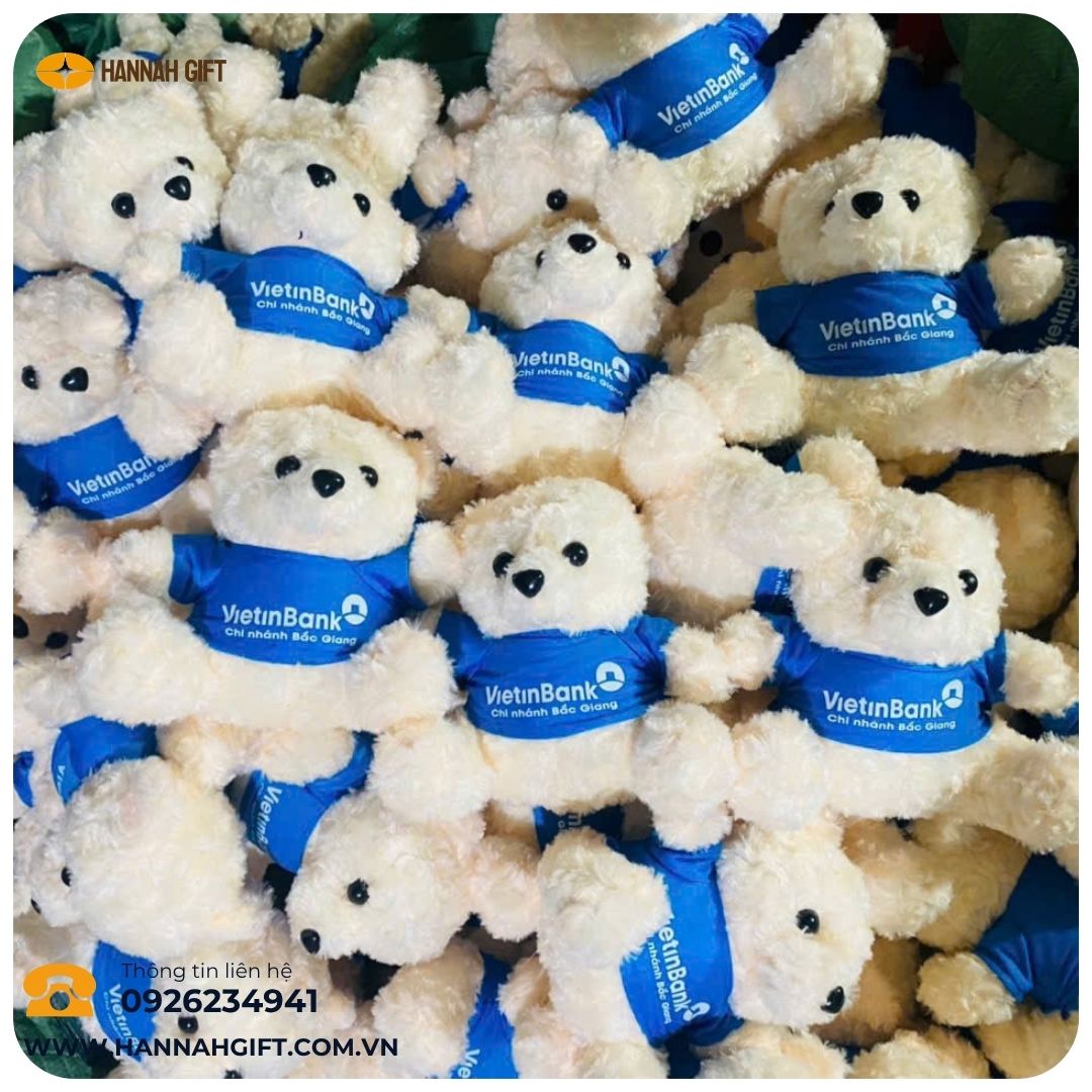 QUÀ TẶNG GẤU BÔNG DOANH NGHIỆP – MÓN QUÀ GẮN KẾT CẢM XÚC