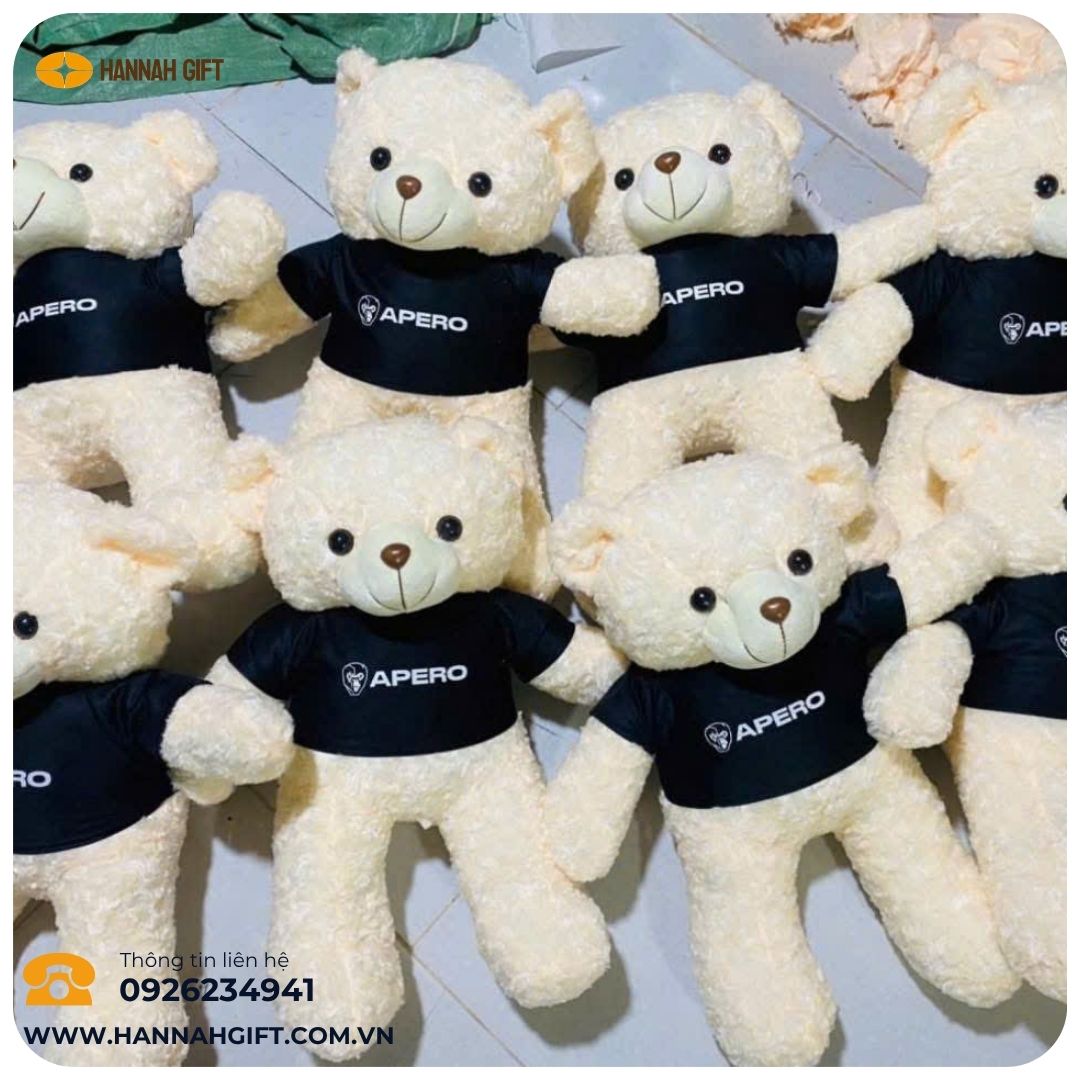 QUÀ TẶNG GẤU BÔNG DOANH NGHIỆP – MÓN QUÀ GẮN KẾT CẢM XÚC
