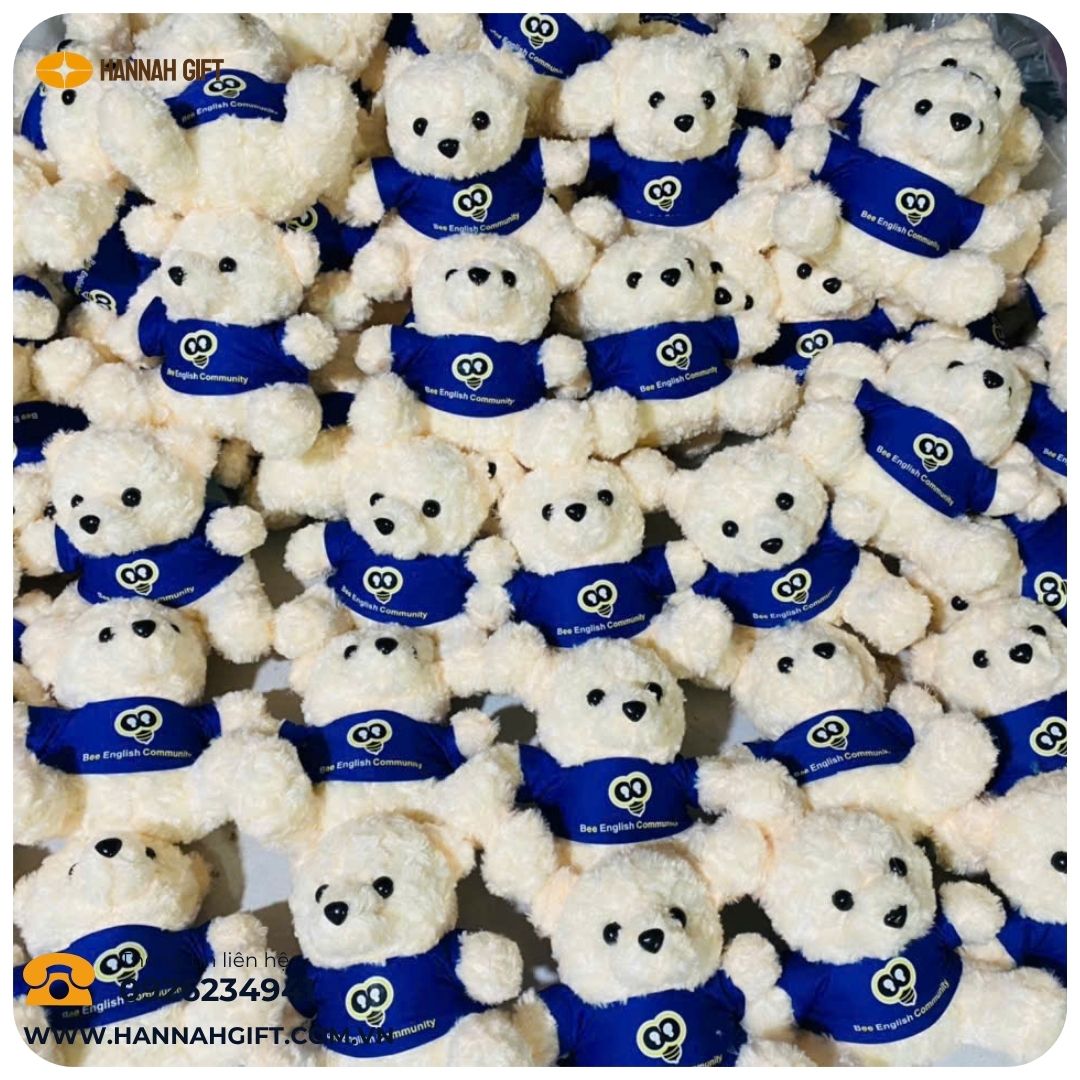 QUÀ TẶNG GẤU BÔNG DOANH NGHIỆP – MÓN QUÀ GẮN KẾT CẢM XÚC
