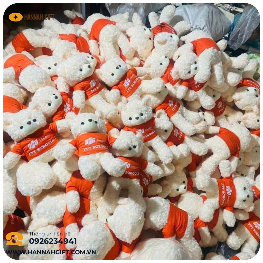 QUÀ TẶNG GẤU BÔNG DOANH NGHIỆP – MÓN QUÀ GẮN KẾT CẢM XÚC