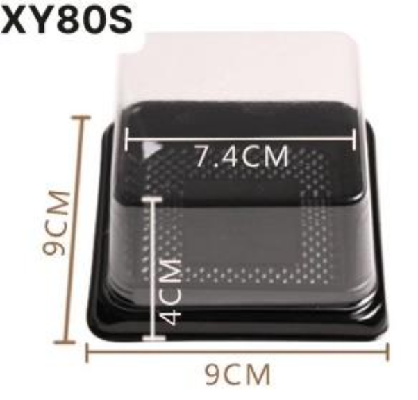 Hộp Nhựa trung thu XY80S đế đen (Thùng 2100c)