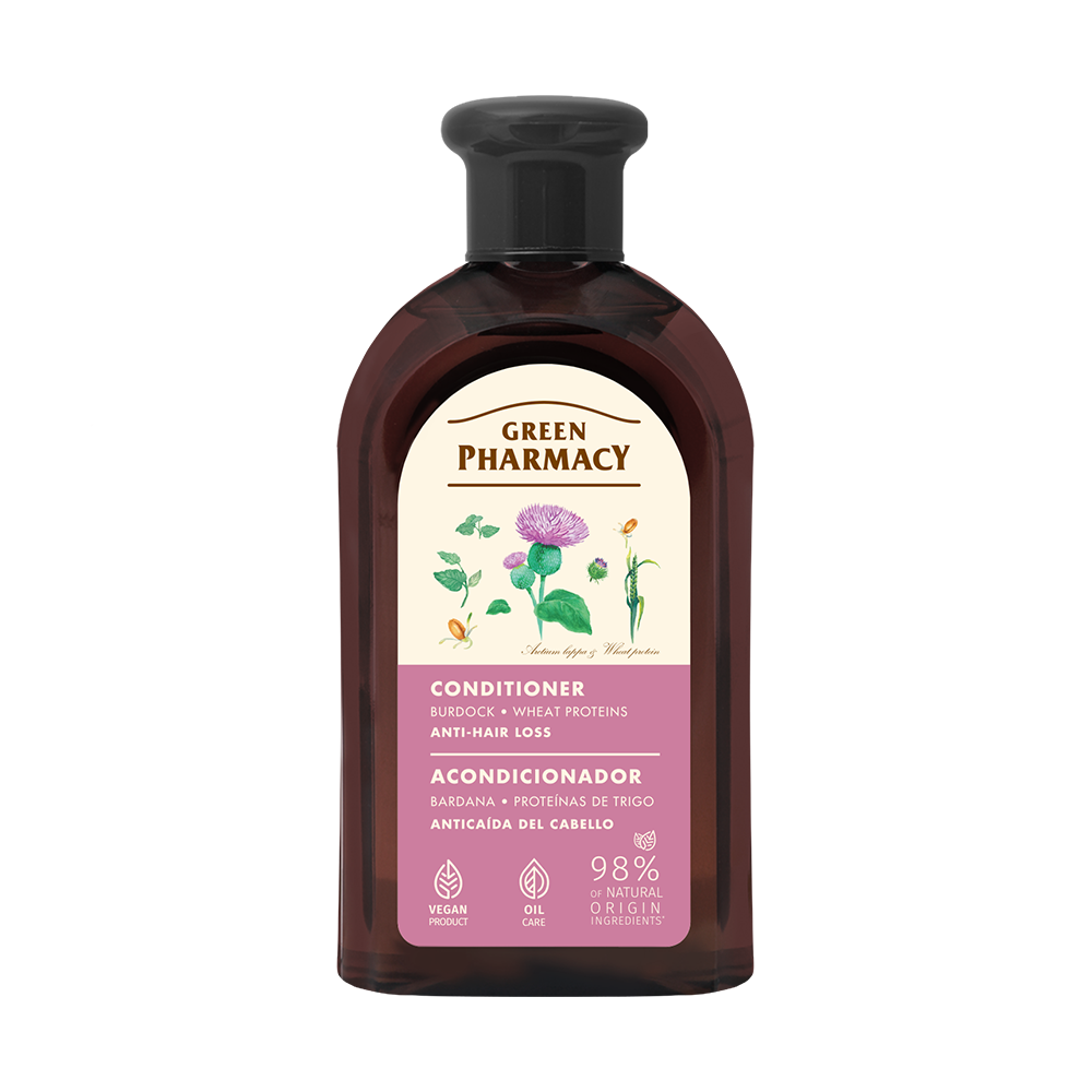 Dầu xả Green Pharmacy Cây ngưu bàng và protein lúa mì 300ml