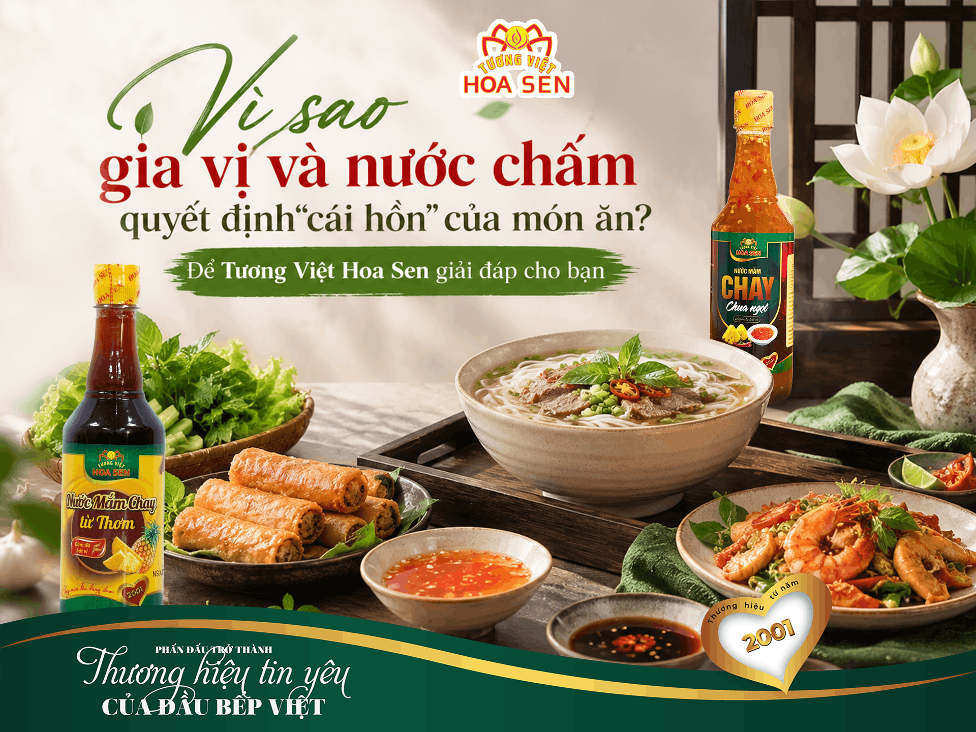 VÌ SAO GIA VỊ VÀ NƯỚC CHẤM QUYẾT ĐỊNH 