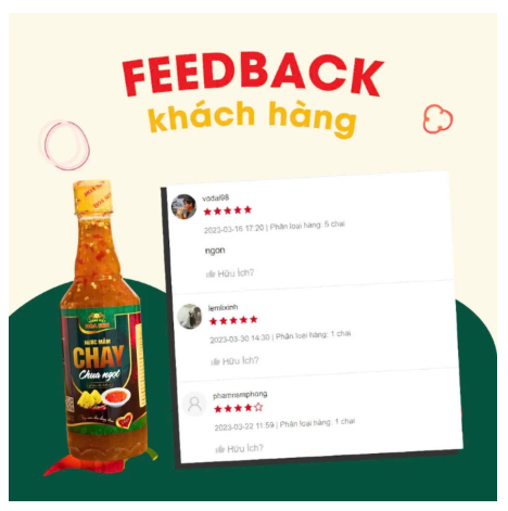 Nước Mắm Chay Chua Ngọt Chai 500ml - Tương Việt Hoa Sen - Đậm đà bắt vị