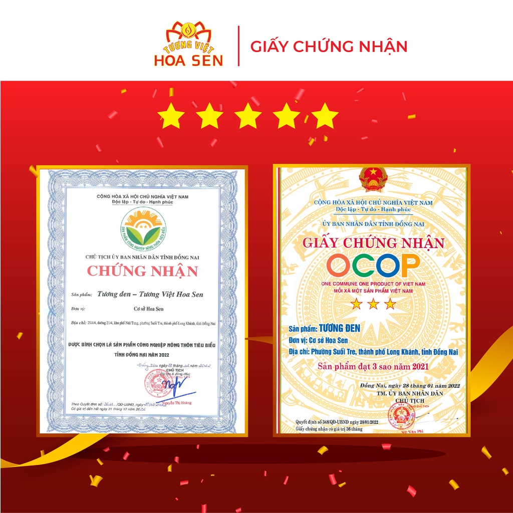 Tương Đen Chai 900g - Tương Việt Hoa Sen - Đậm đà bắt vị