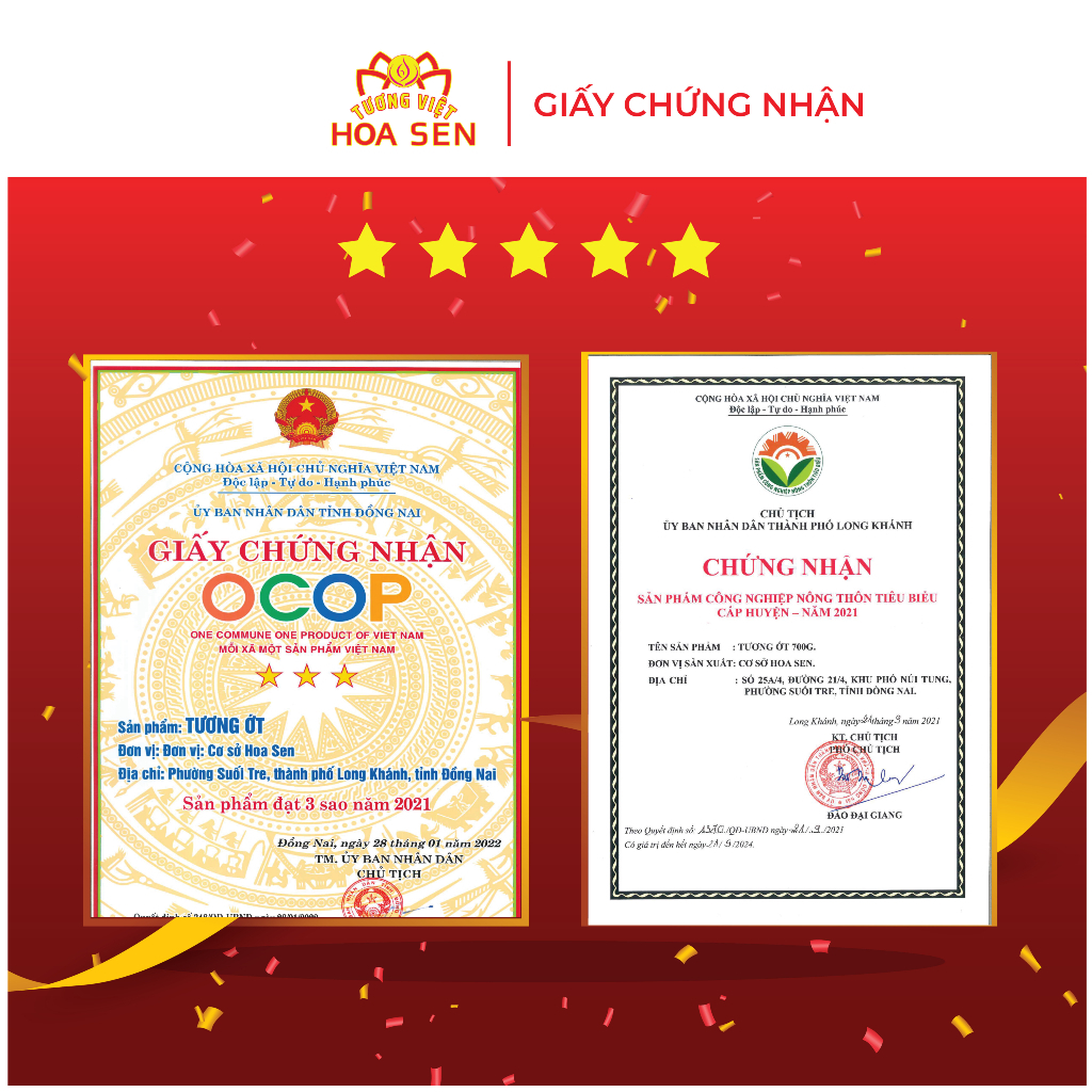 Tương Ớt Gói 15g MM/ bịch 100 gói tiện lợi -Tương Việt Hoa Sen - Đậm đà bắt vị