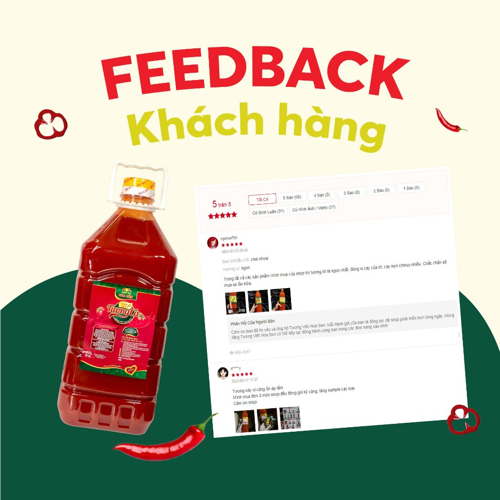 Tương Cà Pet 4.8kg - Tương Việt Hoa Sen - Đậm đà bắt vị