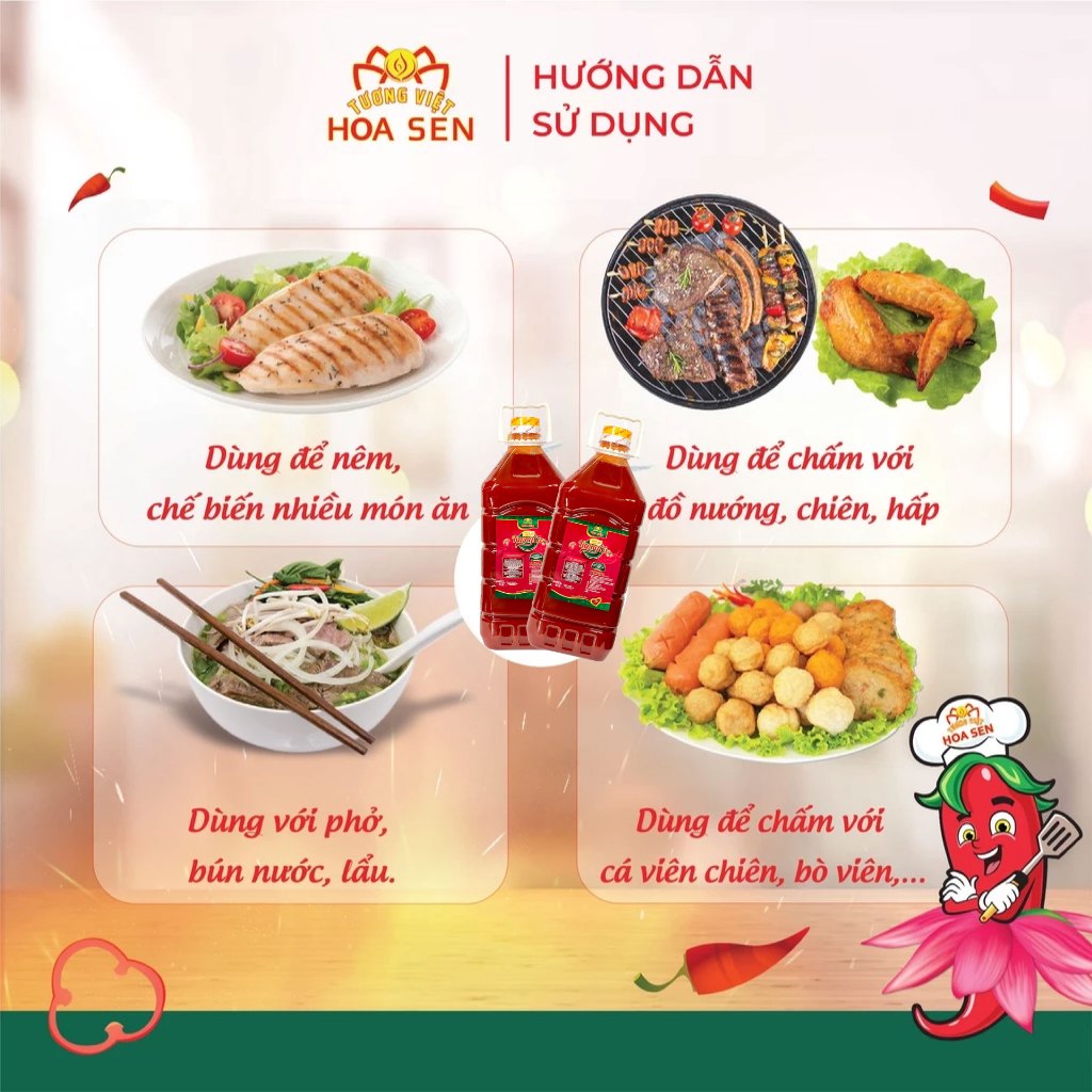 Tương Cà Pet 4.8kg - Tương Việt Hoa Sen - Đậm đà bắt vị