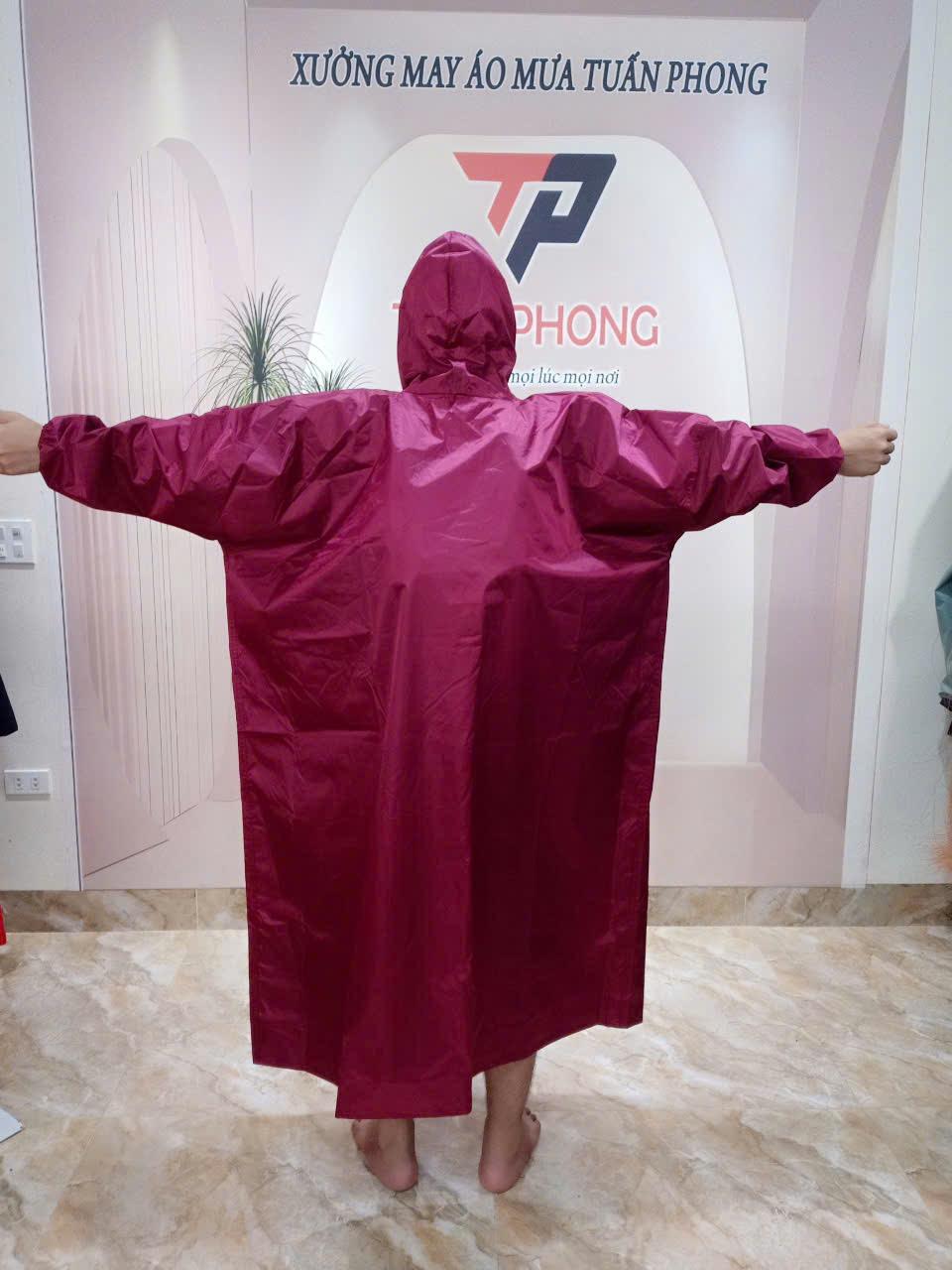 Áo mưa bít ( Tuấn Phong) thiết kế rộng đeo balo thoải mái chống thấm nước cực tốt
