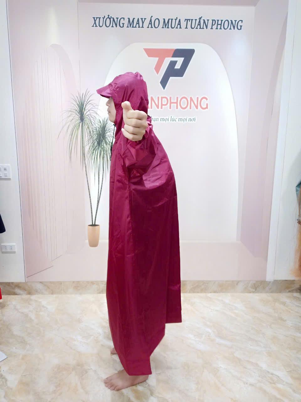 Áo mưa bít ( Tuấn Phong) thiết kế rộng đeo balo thoải mái chống thấm nước cực tốt