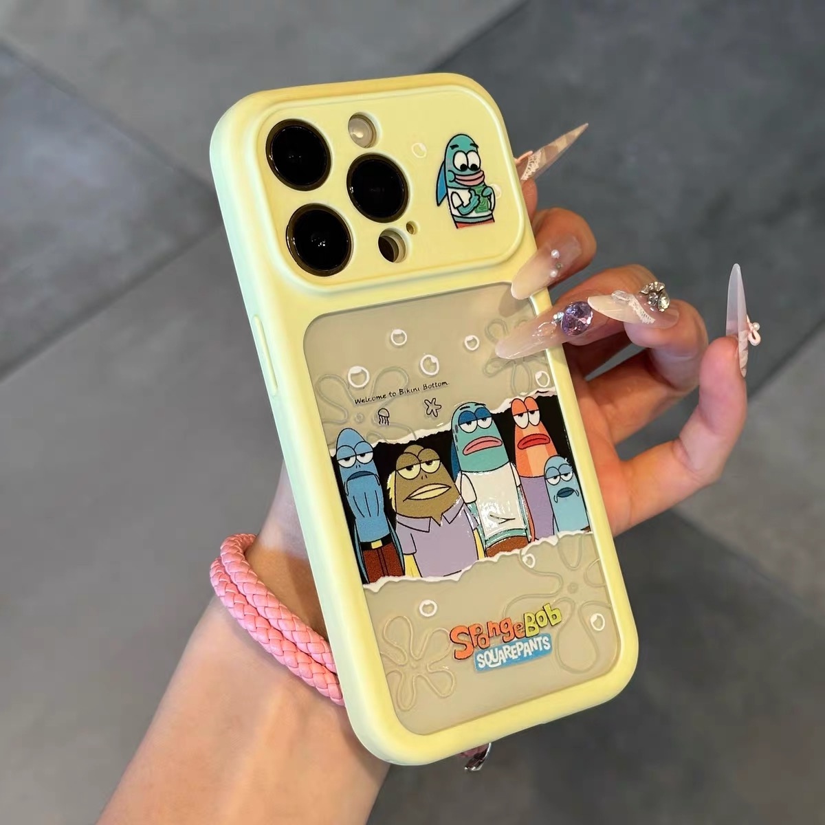 Ốp lưng SpongeBob hoạt hình nhiều màu_O174 (Tất cả các dòng Iphone)