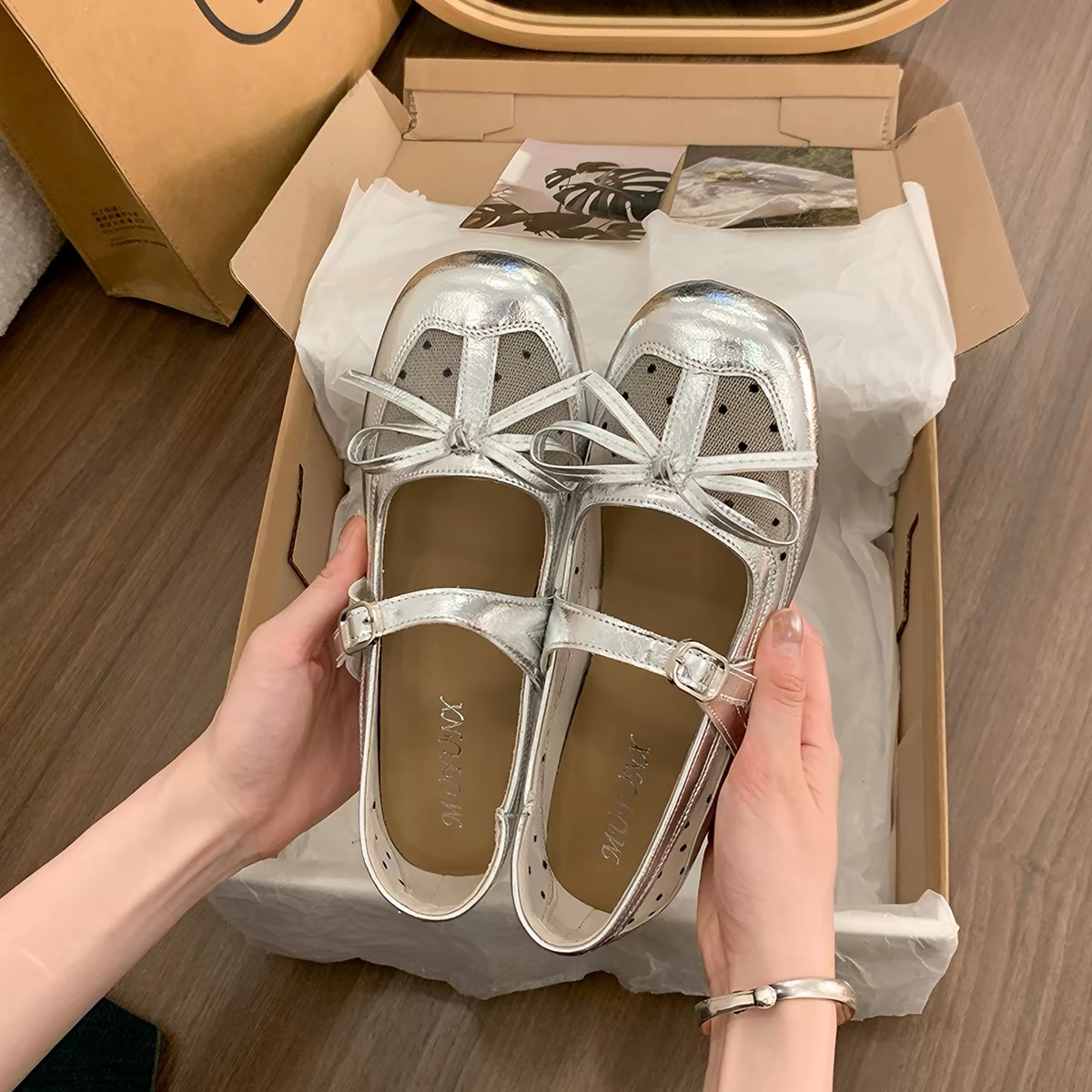 Giày Mary Jane retro quai đôi nữ_U03