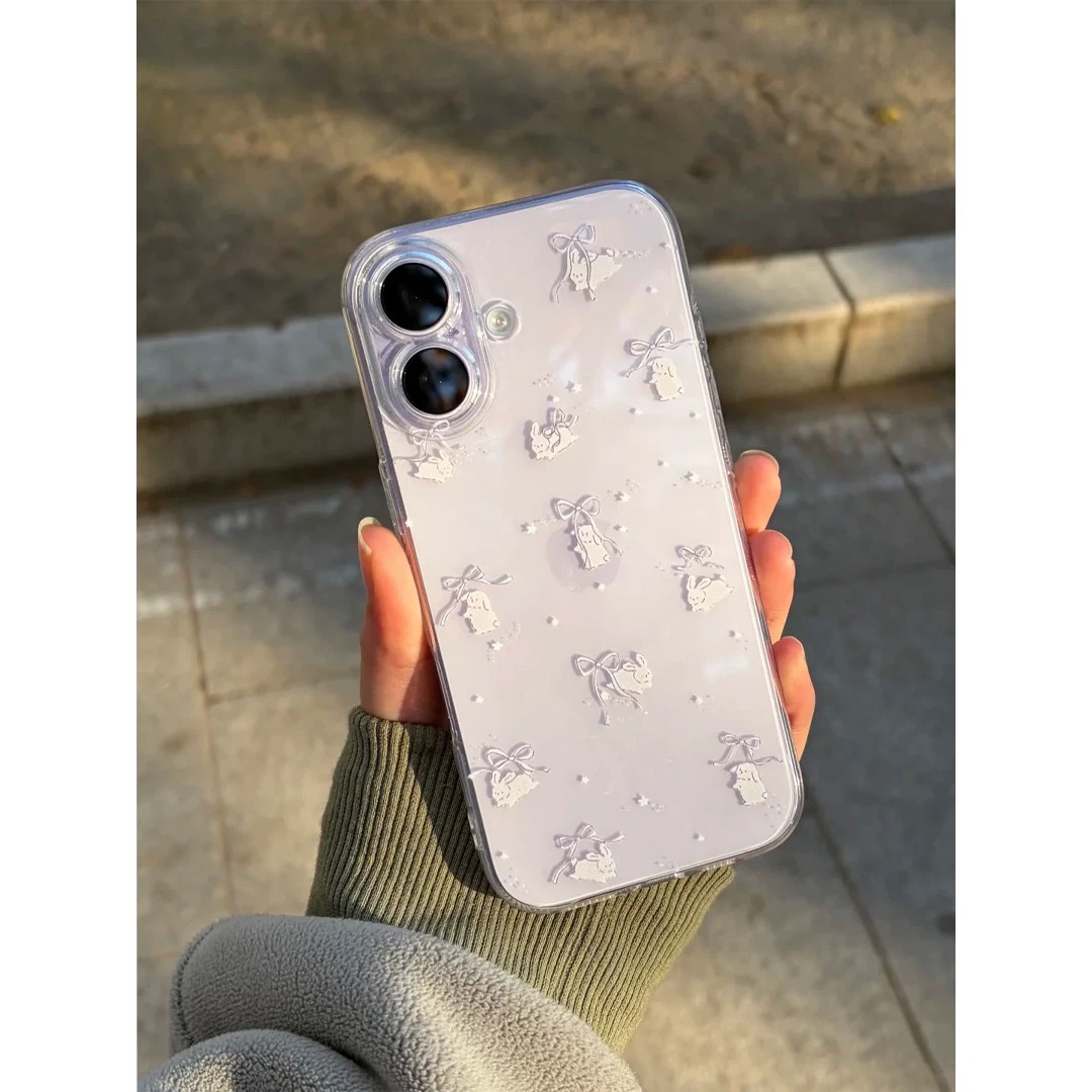 Ốp lưng nơ thỏ pastel_O63 (Iphone, Huawei, Honor, OPPO, Vivo, Xiaomi & Redmi)