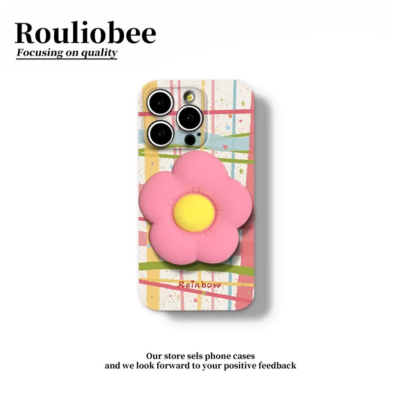 Ốp lưng hoa cúc pastel dây đeo_O112 (Iphone, Huawei, Honor, OPPO, Vivo, Xiaomi & Redmi)