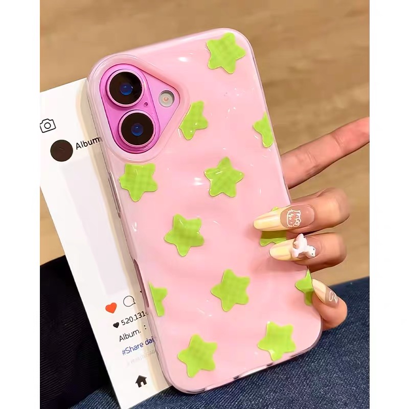 Ốp lưng ngôi sao nổi dễ thương_O220 (Tất cả các dòng Iphone)