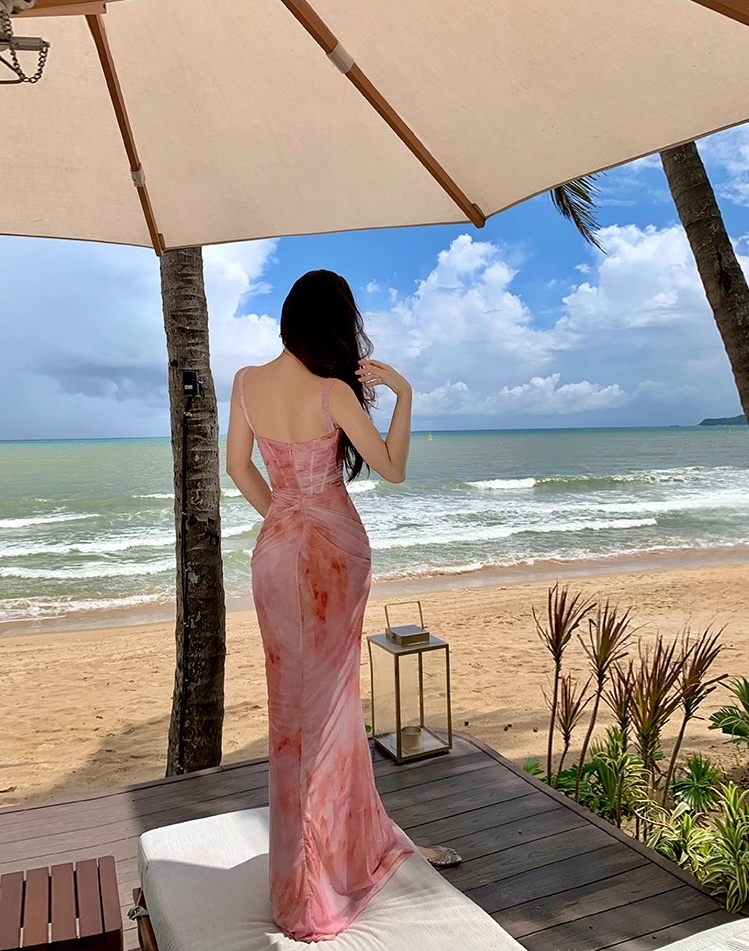 Váy loang màu dáng dài_Y71