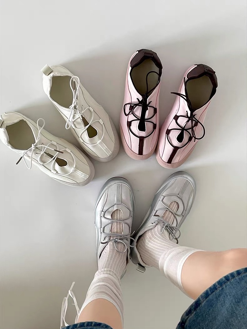 Giày sneaker dây rút nữ_S02