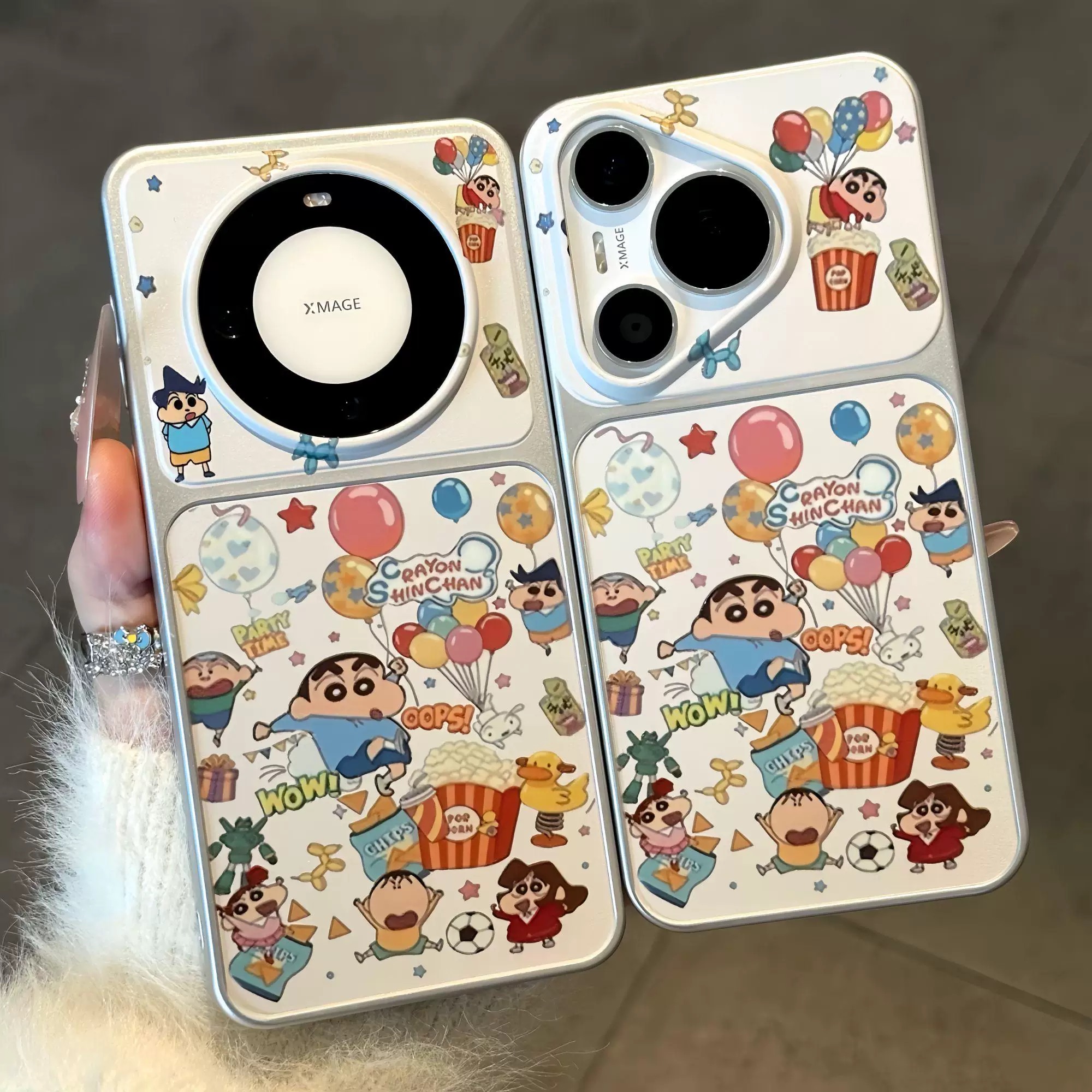 Ốp lưng Shin và bạn bè_O61 (Iphone, Huawei, Honor, OPPO, Vivo, Xiaomi & Redmi)