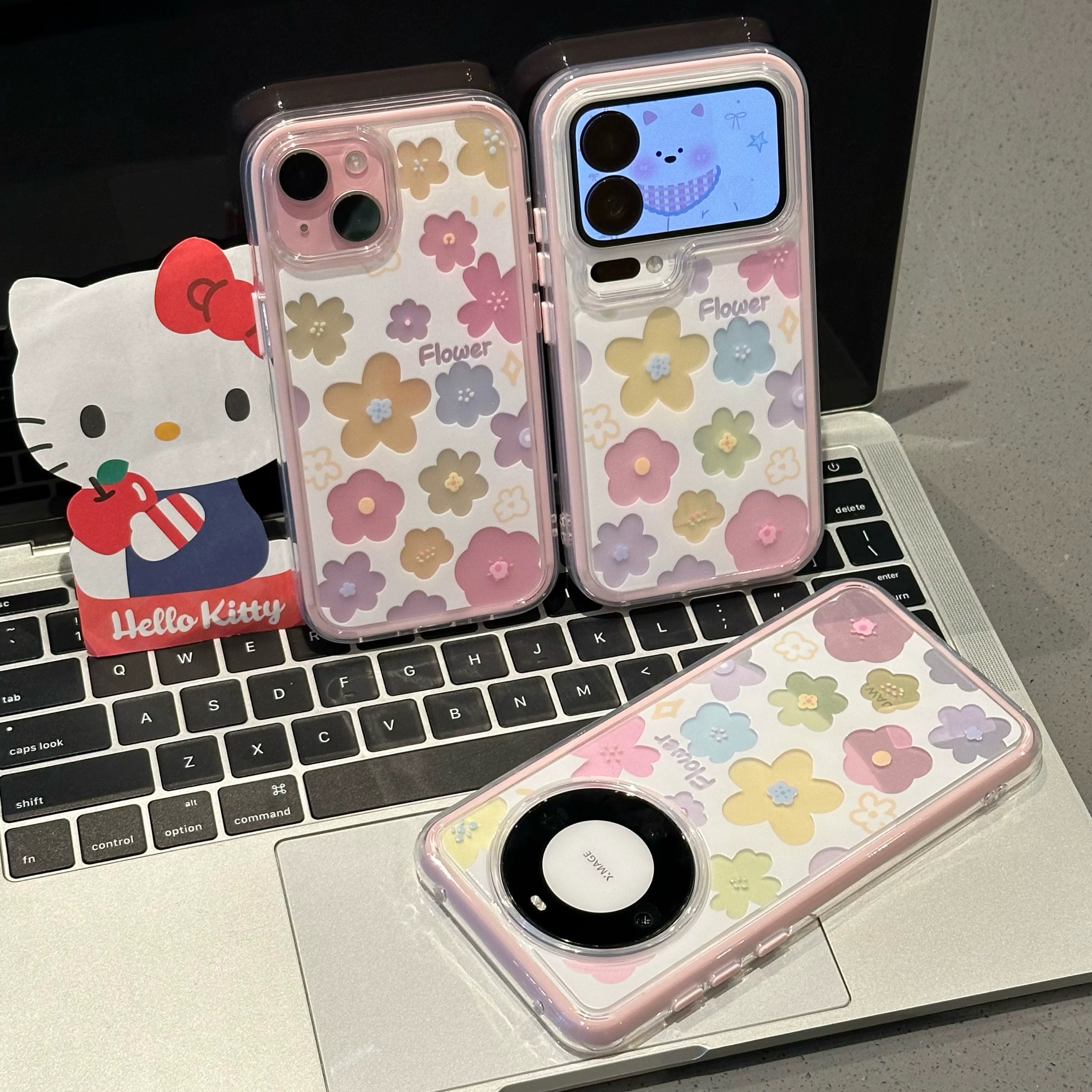 Ốp lưng hoa cúc pastel dễ thương_O10 (Iphone, Huawei, Honor, OPPO, Vivo, Xiaomi & Redmi)