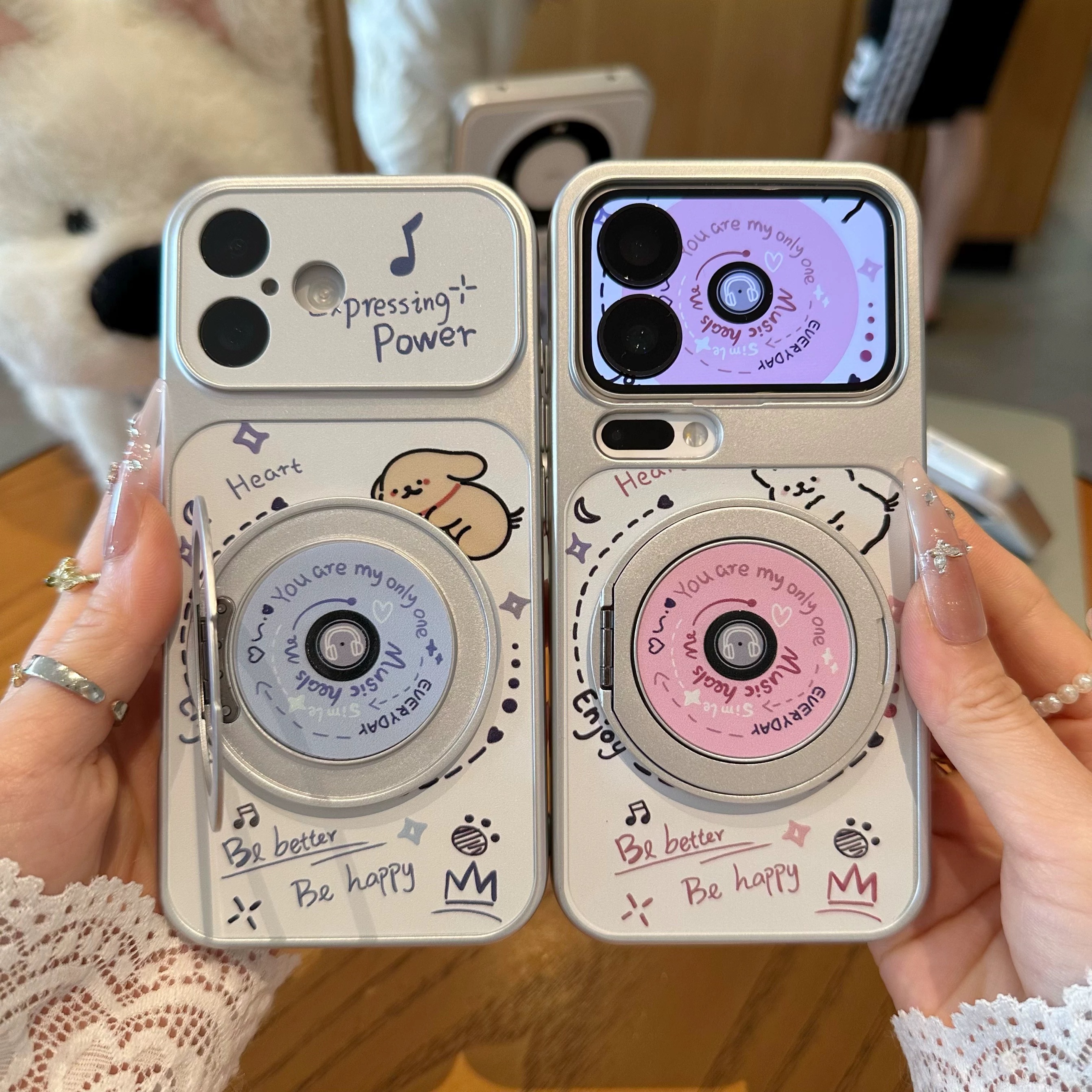 Ốp lưng Cinnamoroll giá đỡ điện thoại_O69 (Iphone, Huawei, Honor, OPPO, Vivo, Xiaomi & Redmi)