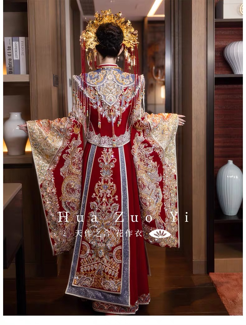 Hán phục cổ trang cung đình thêu họa tiết_I108