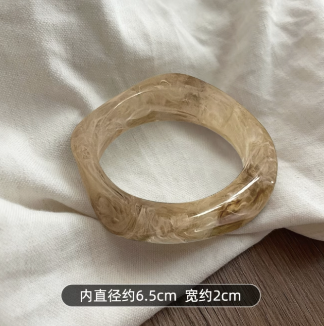 Vòng tay bản to vân đá_M01