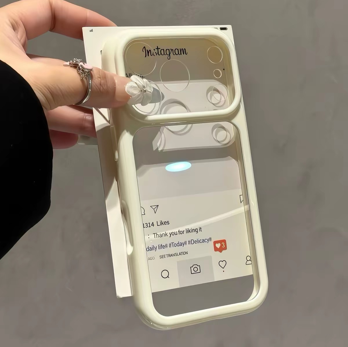 Ốp lưng điện thoại khung viền trong suốt_O196 (Tất cả các dòng Iphone)