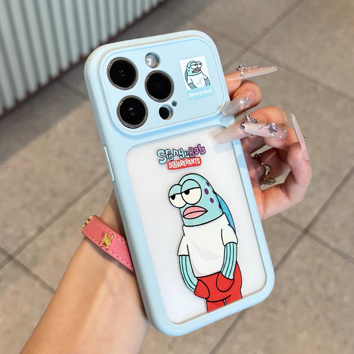 Ốp lưng SpongeBob họa tiết nhân vật hoạt hình_O231 (Tất cả các dòng Iphone)