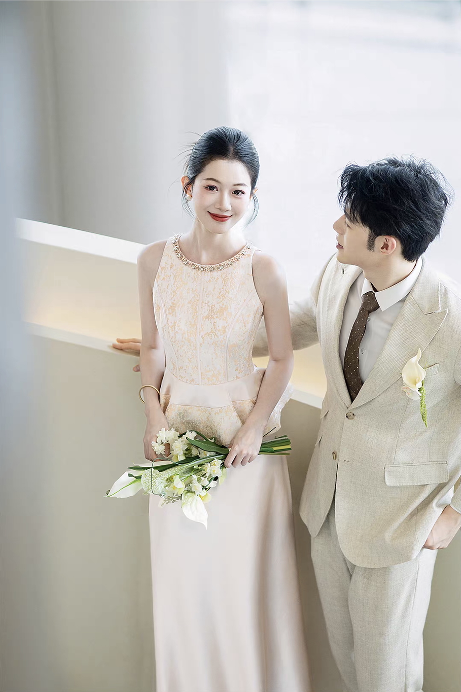 Váy peplum ren dự tiệc cưới thanh nhã_I43