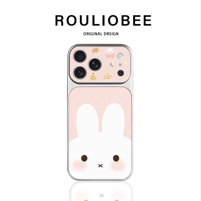 Ốp lưng hoạt hình cute viền mạ_O40 (Iphone, Huawei, Honor, OPPO, Vivo, Xiaomi & Redmi)