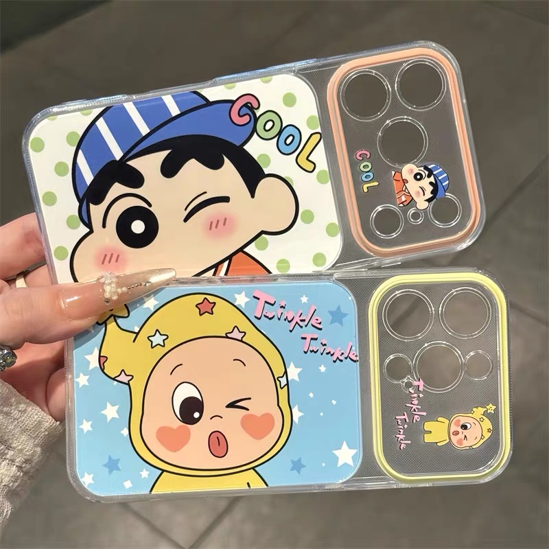 Ốp lưng Shin và Twinkle dễ thương_O197 (Iphone, Huawei, Honor, OPPO, Vivo, Xiaomi & Redmi)