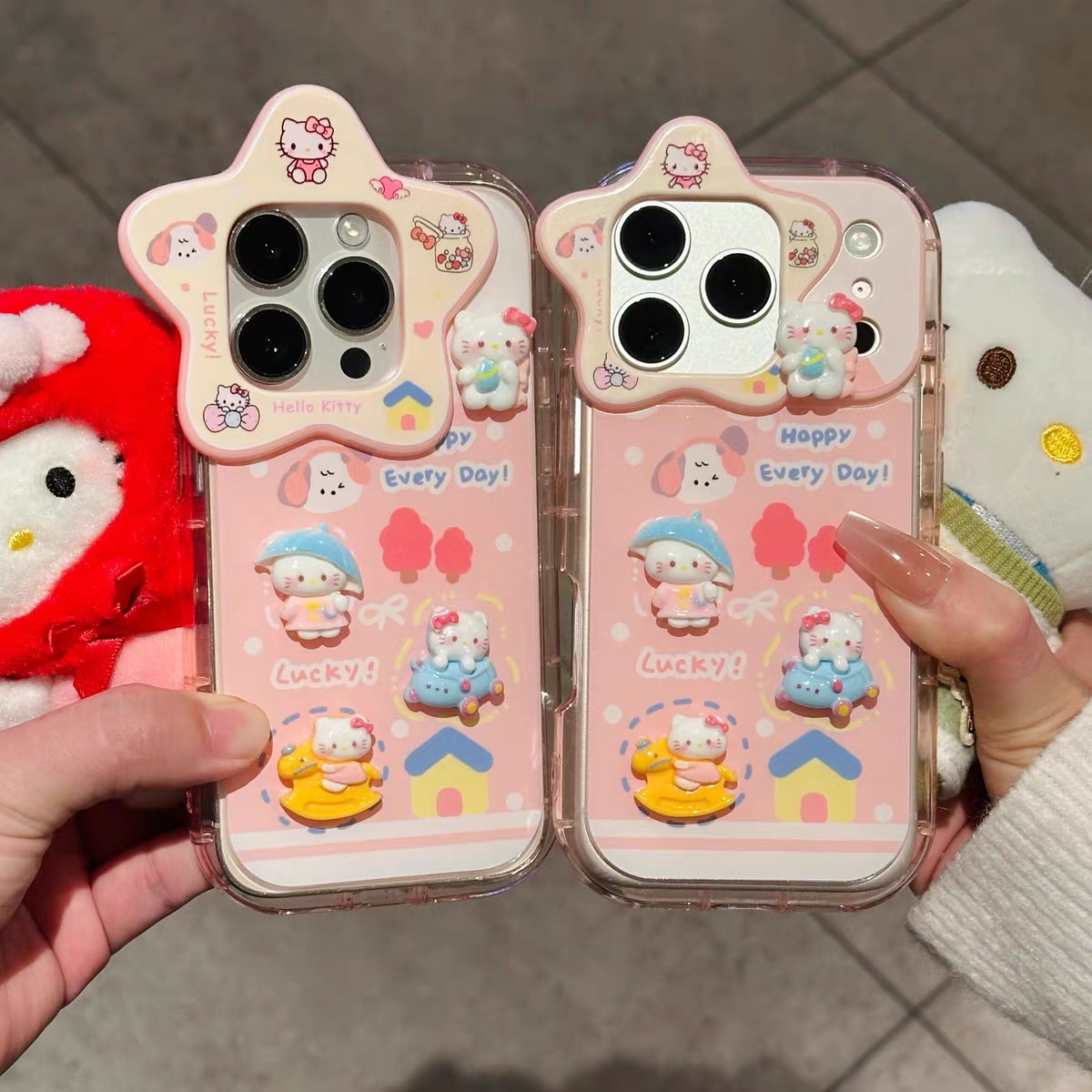 Ốp lưng Hello Kitty họa tiết dễ thương_O208 (Iphone, Huawei, Honor, OPPO, Vivo, Xiaomi & Redmi)
